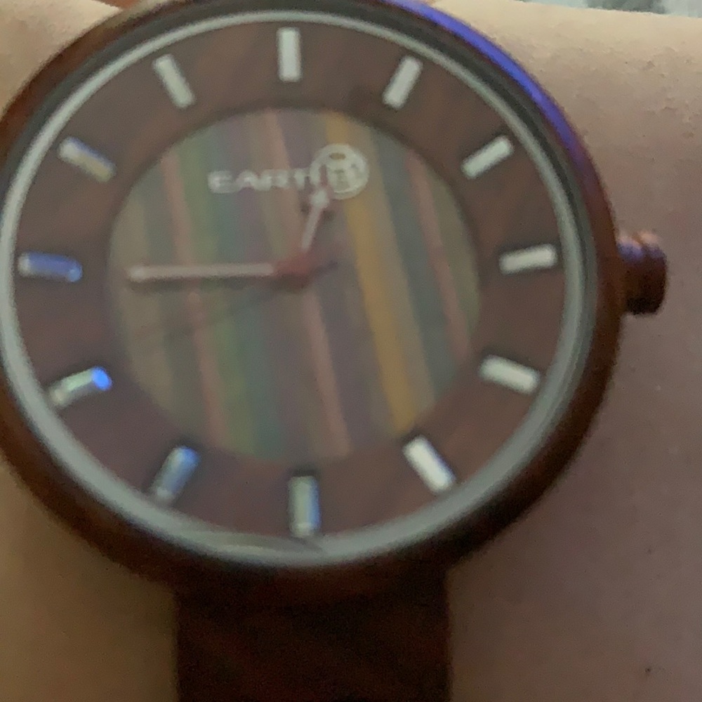 NWOT WOODEN WATCH